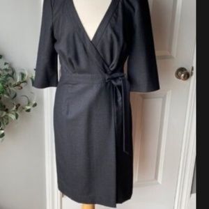 J Crew Wrap Wool Dress